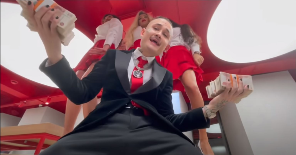 Клип рэпера для Альфа-банка