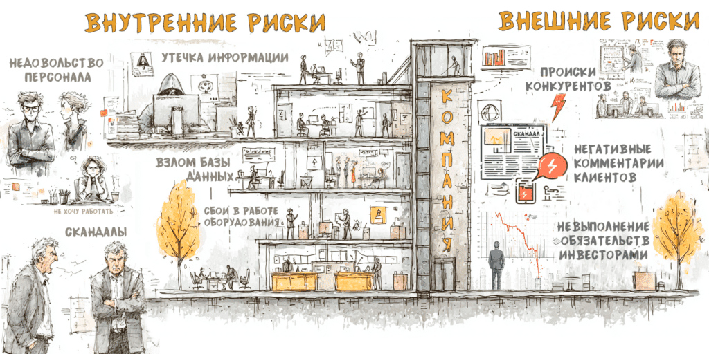 Внутренние и внешние репутационные риски: классификация Виды репутационных рисков: внутренние и внешние угрозы для бизнеса